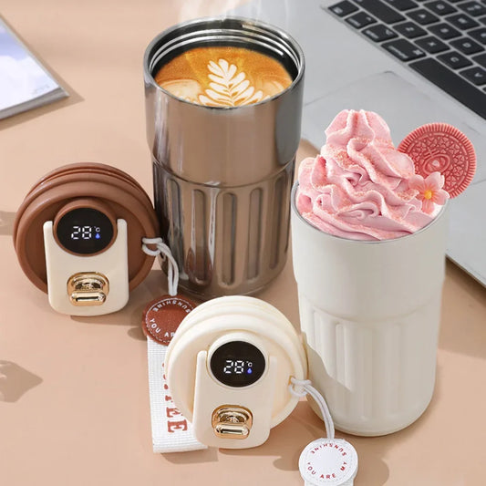 LED Smart Display Thermal Mug (450ml)