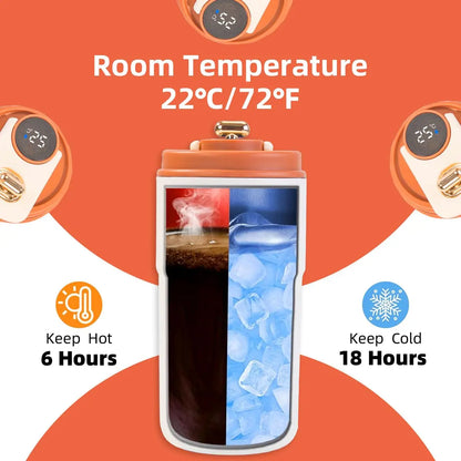 LED Smart Display Thermal Mug (450ml)