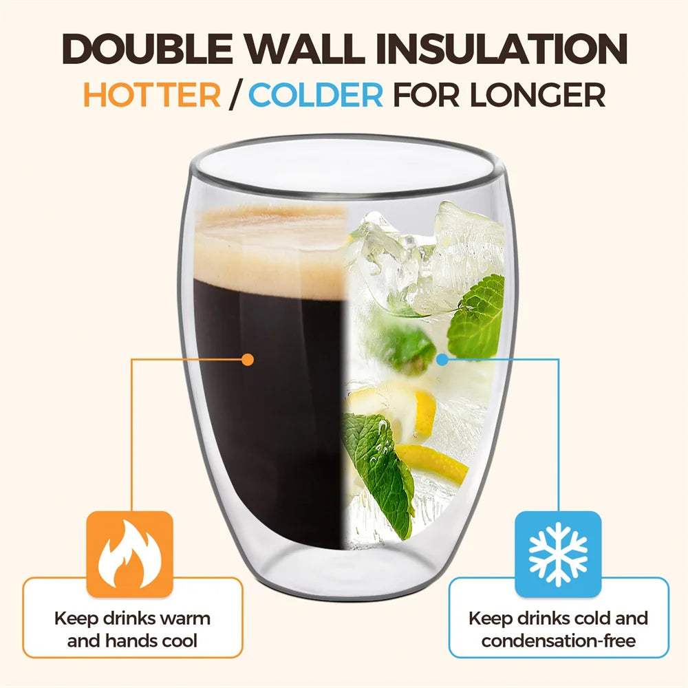 Double-Wall Insulated Glass (6 pcs.)